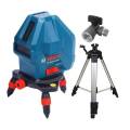 Линейный лазерный нивелир Bosch Professional GLL 3-15 + мини штатив